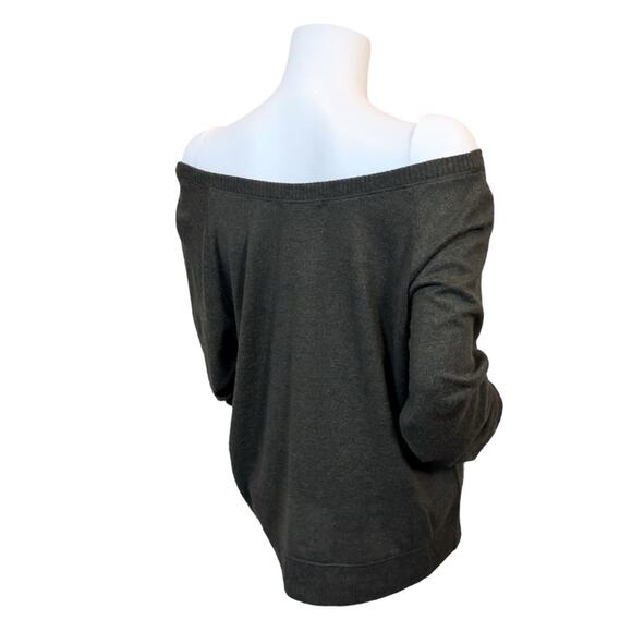 #T70 Nation LTD Raglan Off the Shoulder Sweater SZ M $98 - Picture 7 of 11